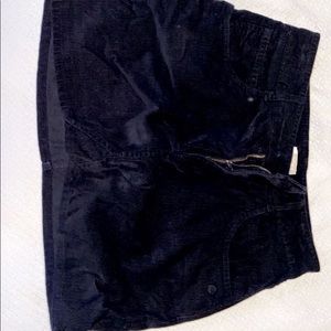 ROXY black corduroy skirt